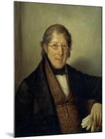 Portrait of Gaetano Bertolassone D'Arache, 1830-1840-Natale Schiavoni-Mounted Giclee Print