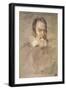 Portrait of Galileo Galilei (1564-1642) Astronomer and Physicist-Ottavio Mario Leoni-Framed Giclee Print