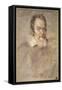 Portrait of Galileo Galilei (1564-1642) Astronomer and Physicist-Ottavio Mario Leoni-Framed Stretched Canvas