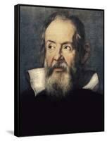 Portrait of Galileo Galilei-Justus Sustermans-Framed Stretched Canvas