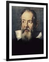 Portrait of Galileo Galilei-Justus Sustermans-Framed Art Print