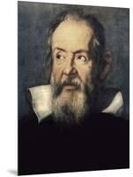 Portrait of Galileo Galilei-Justus Sustermans-Mounted Art Print