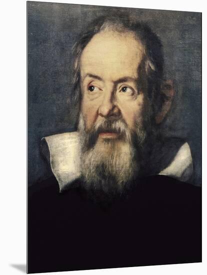 Portrait of Galileo Galilei-Justus Sustermans-Mounted Art Print