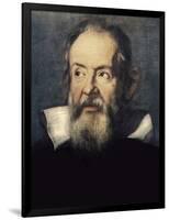 Portrait of Galileo Galilei-Justus Sustermans-Framed Art Print