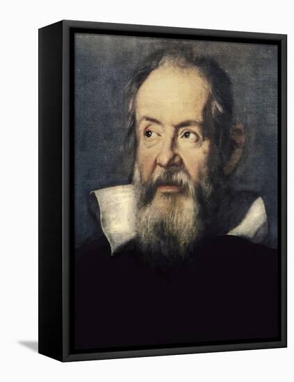 Portrait of Galileo Galilei-Justus Sustermans-Framed Stretched Canvas