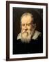 Portrait of Galileo Galilei-Francesco Boschi-Framed Giclee Print