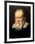 Portrait of Galileo Galilei-Francesco Boschi-Framed Giclee Print