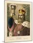 Portrait of Gambrinus, Legendary King of Flanders, Pictorial Broadsheet Published by F.C.…-German School-Mounted Giclee Print