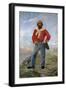 Portrait of Garibaldi with Saber and Red Shirt-Samuel Atkins-Framed Giclee Print