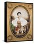 Portrait of Gaspard Deburau as Pierrot, circa 1815-A. Trouve-Framed Stretched Canvas