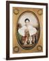 Portrait of Gaspard Deburau as Pierrot, circa 1815-A. Trouve-Framed Giclee Print