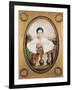 Portrait of Gaspard Deburau as Pierrot, circa 1815-A. Trouve-Framed Giclee Print