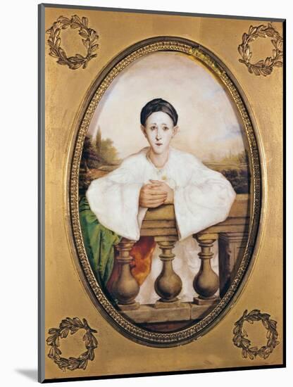 Portrait of Gaspard Deburau as Pierrot, circa 1815-A. Trouve-Mounted Giclee Print