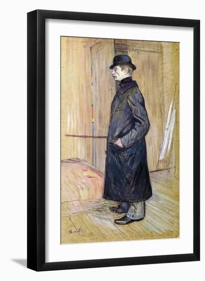 Portrait of Gaston Bonnefoy-Henri de Toulouse-Lautrec-Framed Giclee Print