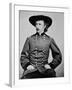 Portrait of General A. Custer-Mathew Brady-Framed Photographic Print