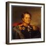 Portrait of General Alexander Alexandrovich Pisarev, before 1825-George Dawe-Framed Giclee Print