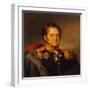 Portrait of General Alexander Alexandrovich Pisarev, before 1825-George Dawe-Framed Giclee Print