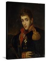 Portrait of General Alexander Tuchkov, 1820s-null-Stretched Canvas