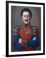 Portrait of General Antonio Morales Galavis-null-Framed Giclee Print