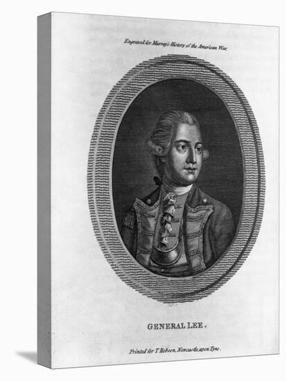 Portrait of General Charles Lee-null-Stretched Canvas