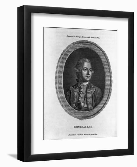 Portrait of General Charles Lee-null-Framed Giclee Print