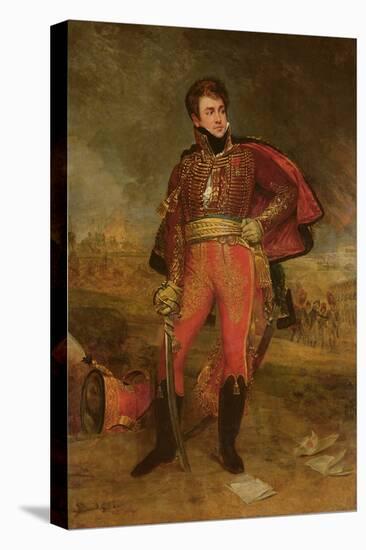 Portrait of General Francois Fournier-Sarvoleze (1773-1827) 1812 (Oil on Canvas)-Baron Antoine Jean Gros-Stretched Canvas