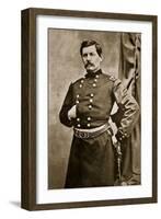 Portrait of General George B. Mcclellan, 1861-65-Mathew Brady-Framed Giclee Print