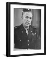 Portrait of General George C. Marshall-null-Framed Photographic Print