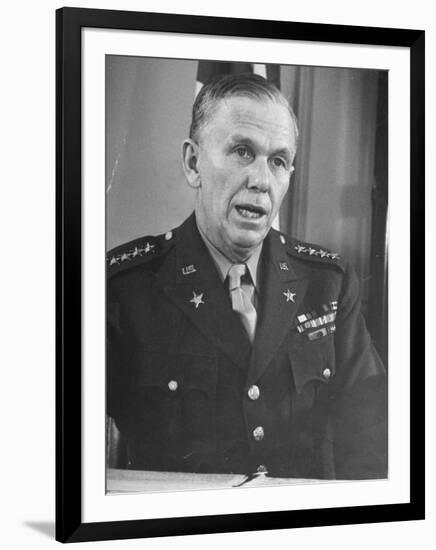 Portrait of General George C. Marshall-null-Framed Photographic Print