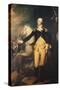 Portrait of General George Washington (1732-1799) at the Battle of Trenton-Muller Robert-Stretched Canvas