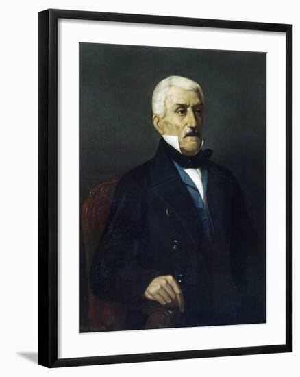 Portrait of General Jose De San Martin-null-Framed Giclee Print