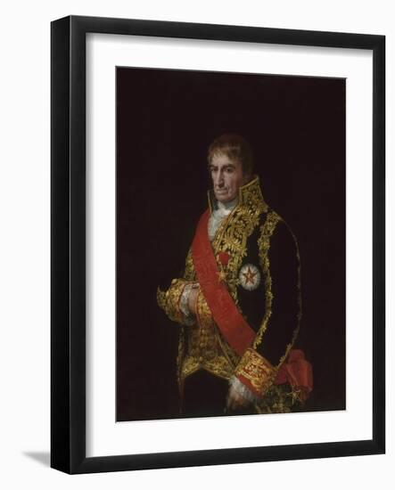 Portrait of General José Manuel Romero, C.1810-Francisco de Goya-Framed Giclee Print