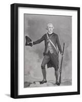 Portrait of General Joseph Warren (1741-75)-Alonzo Chappel-Framed Giclee Print