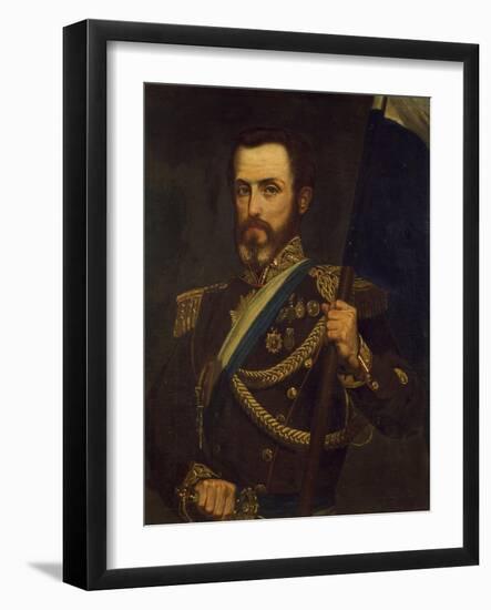 Portrait of General Juan Lavalle Argentina-null-Framed Giclee Print