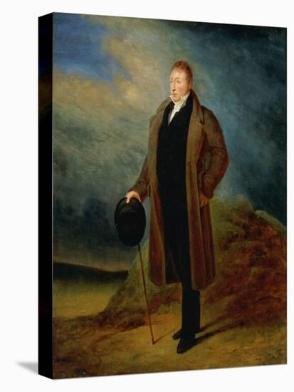 Portrait of General La Fayette in Civilian Dress, 1824-Ary Scheffer-Stretched Canvas