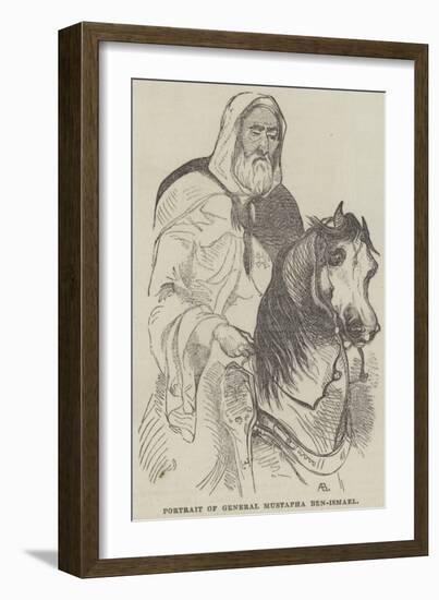 Portrait of General Mustapha Ben-Ismael-null-Framed Giclee Print