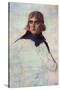 Portrait of General Napoleon Bonaparte-Jacques-Louis David-Stretched Canvas