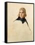 Portrait of General Napoléon Bonaparte-Jacques Louis David-Framed Stretched Canvas