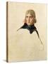 Portrait of General Napoléon Bonaparte-Jacques Louis David-Stretched Canvas