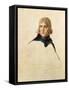 Portrait of General Napoléon Bonaparte-Jacques Louis David-Framed Stretched Canvas