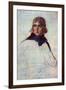 Portrait of General Napoleon Bonaparte-Jacques-Louis David-Framed Art Print