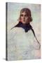 Portrait of General Napoleon Bonaparte-Jacques-Louis David-Stretched Canvas
