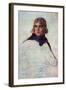 Portrait of General Napoleon Bonaparte-Jacques-Louis David-Framed Art Print