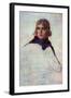 Portrait of General Napoleon Bonaparte-Jacques-Louis David-Framed Art Print