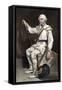 Portrait of General of the Continental Army Daniel Morgan (1735-1802) during the United States War-null-Framed Stretched Canvas