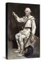 Portrait of General of the Continental Army Daniel Morgan (1735-1802) during the United States War-null-Stretched Canvas