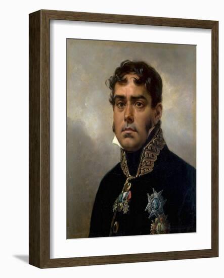 Portrait of General Pablo Morillo Y Morillo, 1820-1822-Horace Vernet-Framed Giclee Print