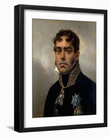 Portrait of General Pablo Morillo Y Morillo, 1820-1822-Horace Vernet-Framed Giclee Print