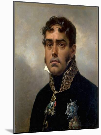 Portrait of General Pablo Morillo Y Morillo, 1820-1822-Horace Vernet-Mounted Giclee Print