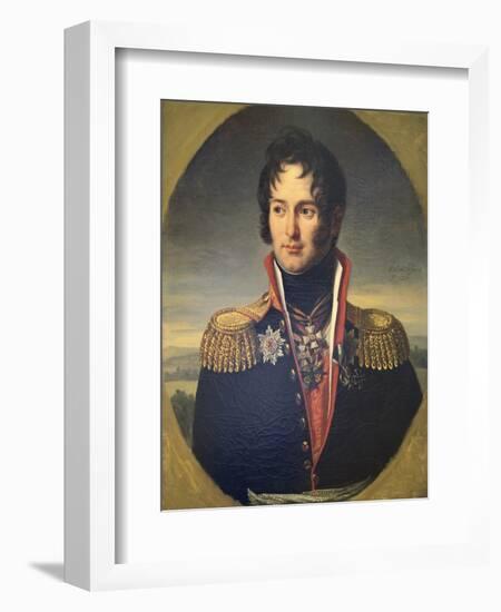 Portrait of General Pyotr Chicherin, 1814-Robert Lefevre-Framed Giclee Print